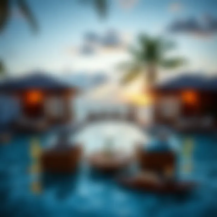 Indulgent Amenities in Luxury Accommodations Luxurious amenities in a resort setting