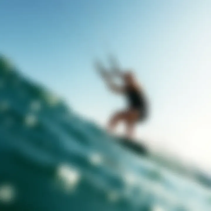 Kiteboarding Adventure with Lieuwe User engaging in a thrilling kiteboarding session