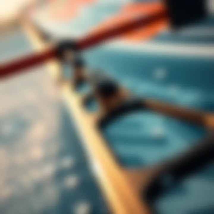 Close-up of the Cabrinha Switchblade 14m's construction features