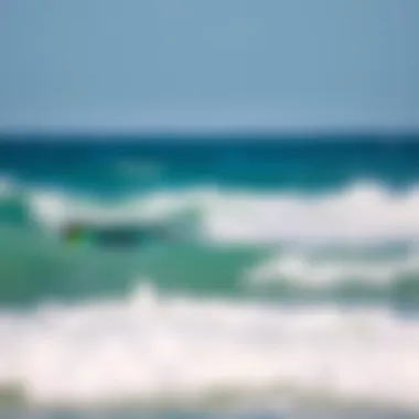 High-Performance Cabrinha Wing Board High-performance Cabrinha Wing Board gliding smoothly over waves