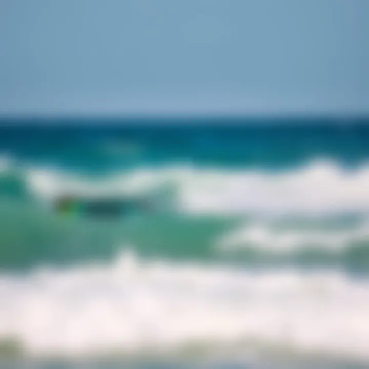 High-Performance Cabrinha Wing Board High-performance Cabrinha Wing Board gliding smoothly over waves