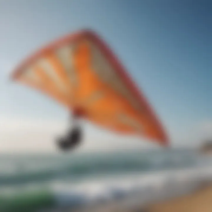 Close-up of Calikites SF innovative kite design showcasing technology