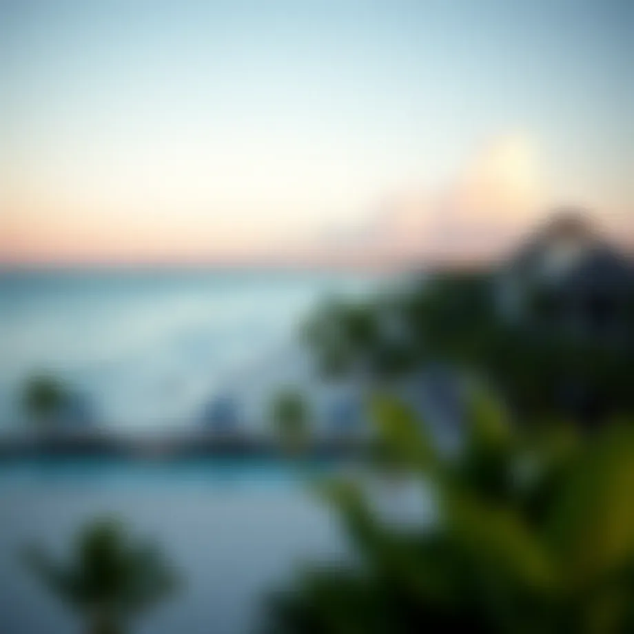 Serene beachfront view of Coconut Bay Beach Resort & Spa