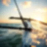 Detailed view of Naish foil components