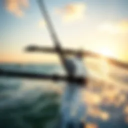 Detailed view of Naish foil components