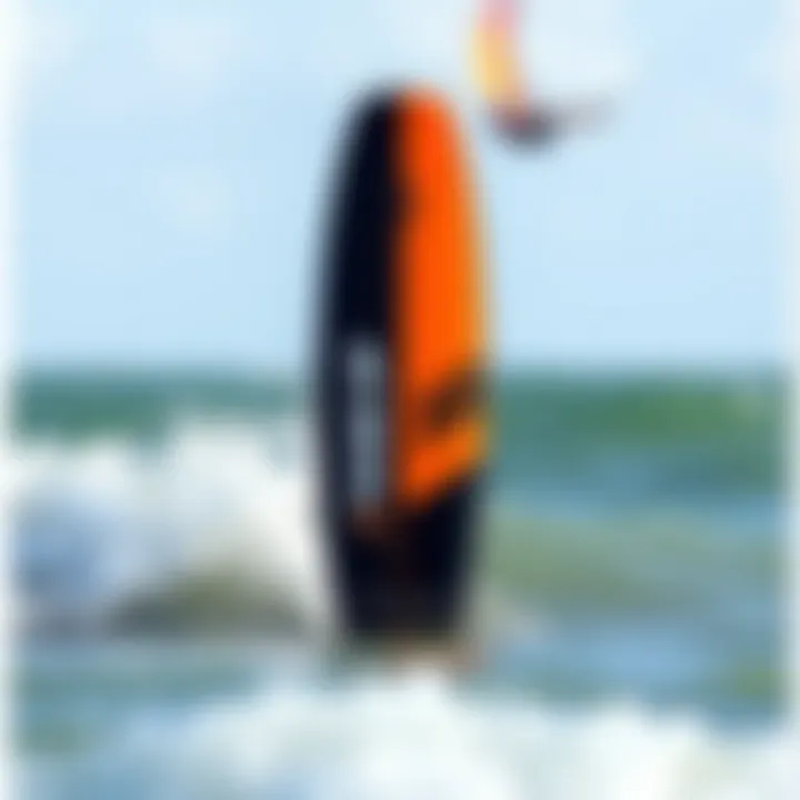 Comparative Analysis of Foil Board Designs Side-by-side comparison of different kitesurf foil board designs