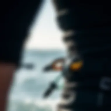 Close-up of SST harness with advanced ergonomic features