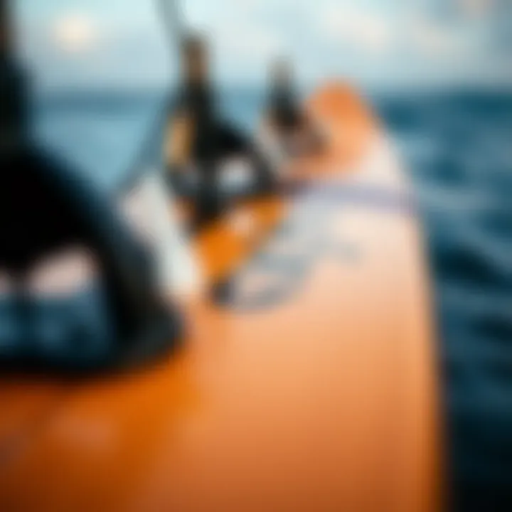 Close-up of CrazyFly board featuring innovative design elements