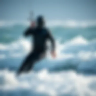 Dry suit showcasing insulation technology for cold water conditions