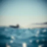 A sleek efoil gliding over water