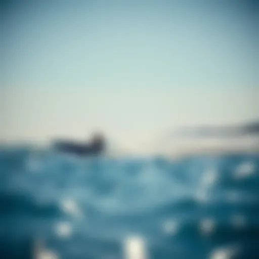 A sleek efoil gliding over water