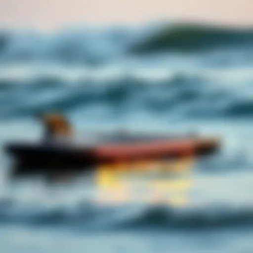 Sleek Design of an Electric Lay Down Surfboard Sleek design of an electric lay down surfboard