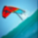 Innovative kite design showcasing aerodynamic features