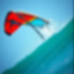 Innovative kite design showcasing aerodynamic features