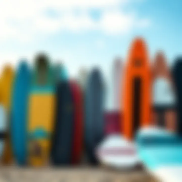 Diverse Kite Board Collection Variety of kite boards displayed with unique shapes and sizes