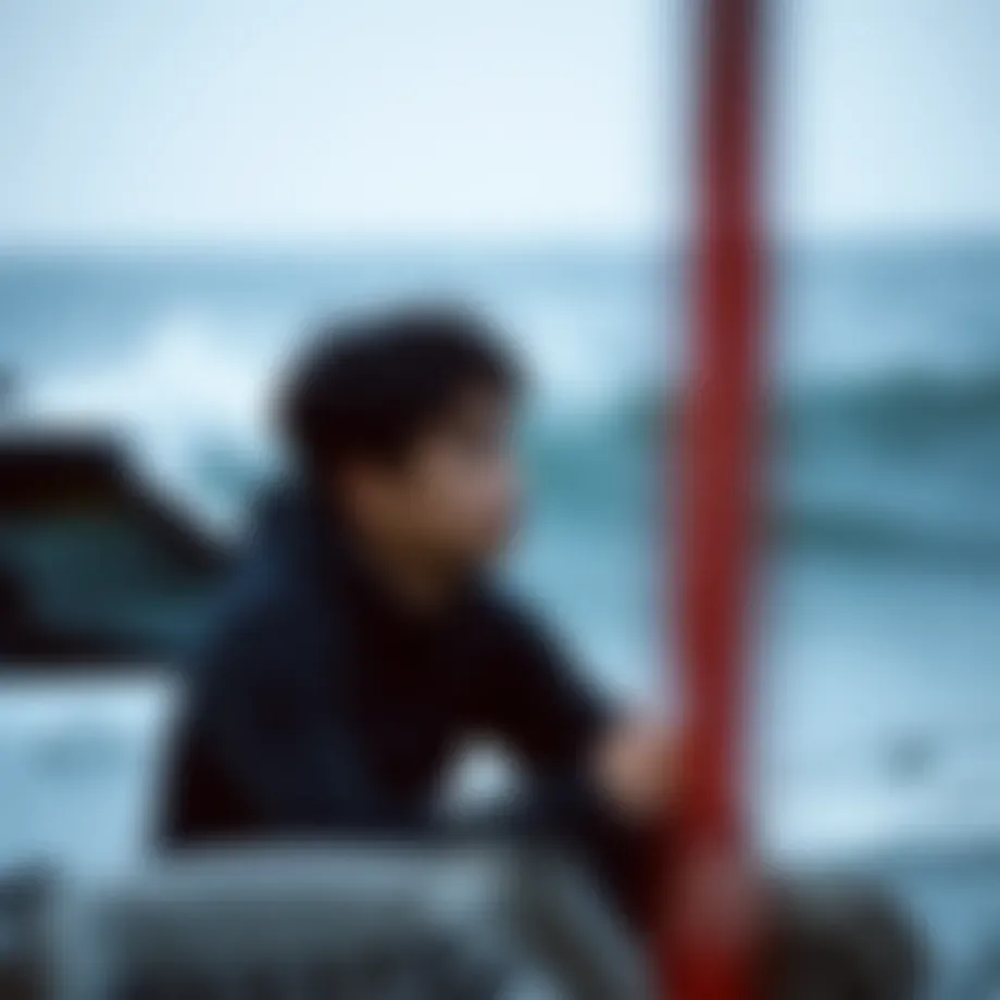 A thoughtful individual reflecting on mental health