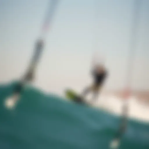 Kiteboarding Adventure in Baja Vibrant kiteboarding action on Baja's coastline.