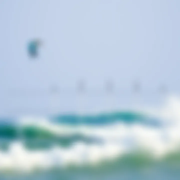 A comparison chart of different kite sizes and their intended uses