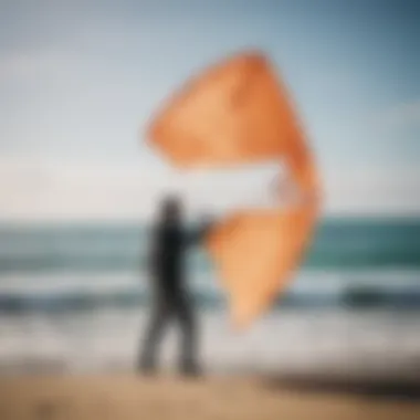 Expert customizing a blank kite for enhanced performance