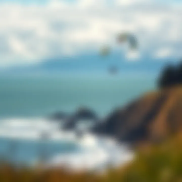 Scenic view of Boundary Bay's coastline