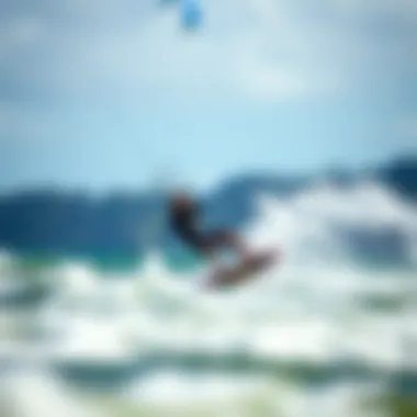 Vibrant kiteboarding action at Boundary Bay