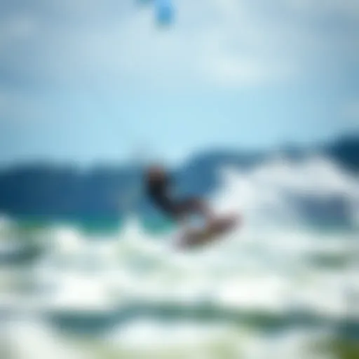 Vibrant kiteboarding action at Boundary Bay