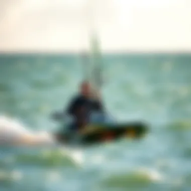 Kiteboarding Thrills with the Branson Slingshot Enthusiasts enjoying an exhilarating kiteboarding experience with the Branson Slingshot