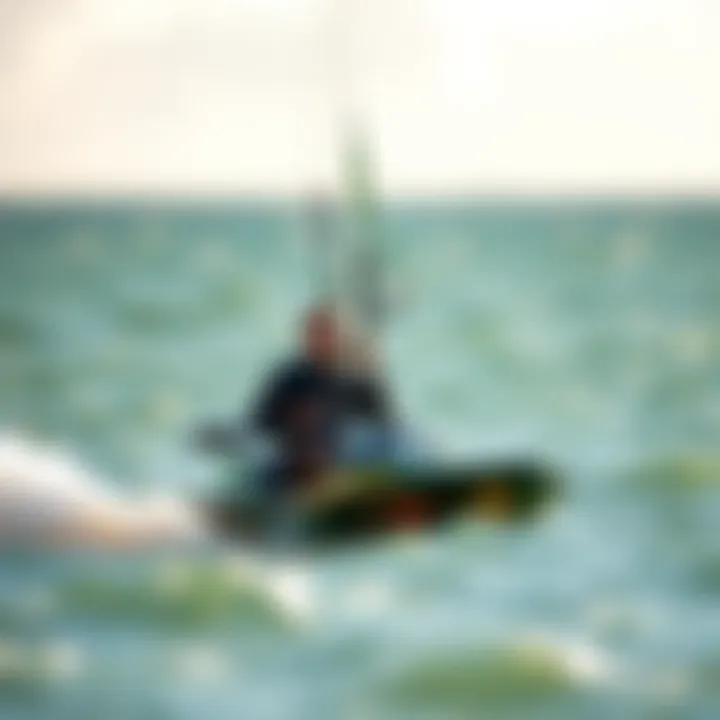 Kiteboarding Thrills with the Branson Slingshot Enthusiasts enjoying an exhilarating kiteboarding experience with the Branson Slingshot