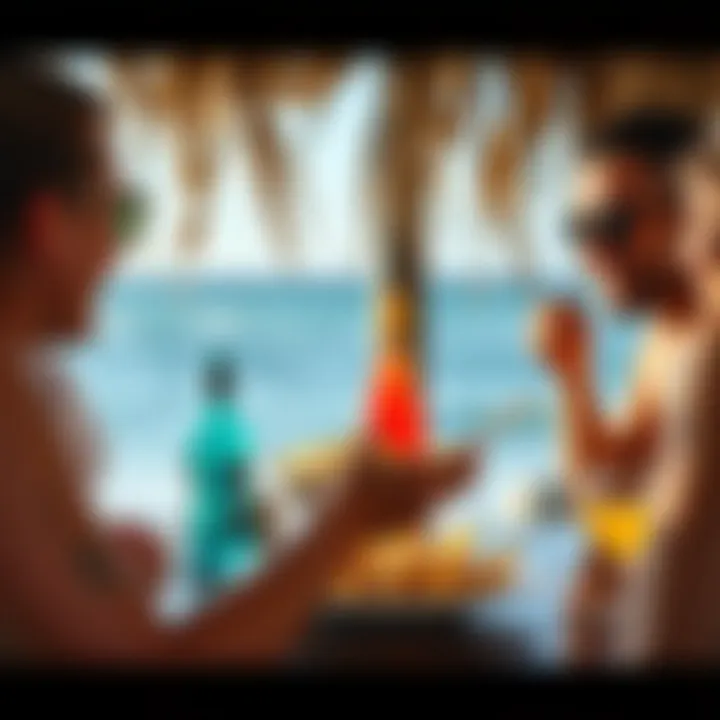 Local culinary delights enjoyed after a day of kiteboarding