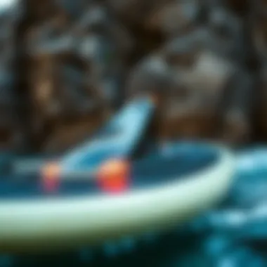 Close-up of electric jet board technology