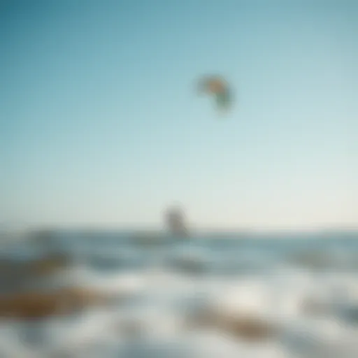 Fone kite in action over water