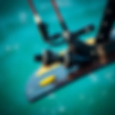 Detailed View of Hydrofoil Components Close-up of hydrofoil components