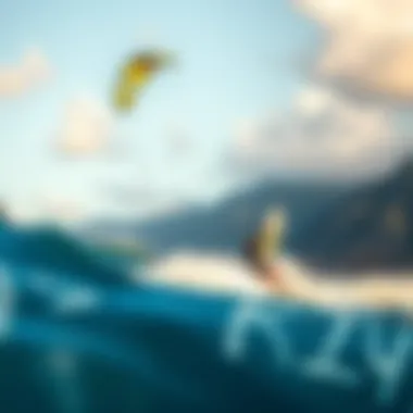 Kitesurfing Thrills in Maui Stunning kitesurfing action on Maui's waves