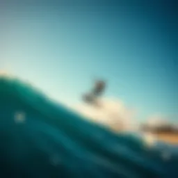 Stunning view of kiteboarding in Las Barriles with vibrant colors