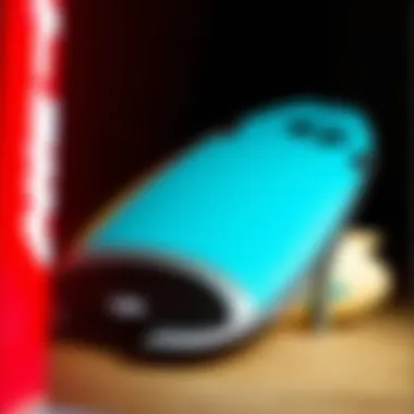 A sleek used electric foil board showcasing its design and craftsmanship.