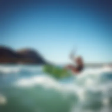 Kiteboarding with North Kites in Australia Kiteboarding action on Australian waters with North Kites