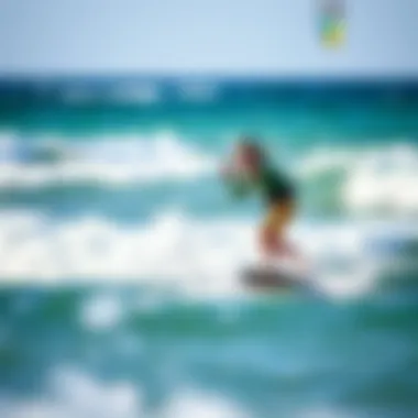 Expert Insights on North Kites Expert user showcasing North Kites at a kiteboarding location