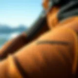 Close-up of Yulex wetsuit material showcasing eco-friendly construction