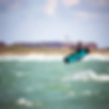 An enthusiast demonstrating kite control techniques