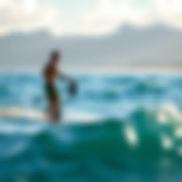 Scenic location ideal for hydrofoiling enthusiasts