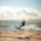 A vibrant kiteboarding scene on the stunning beaches of Texel