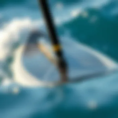 Intricate Wing Foil Design Details Close-up of wing foil design