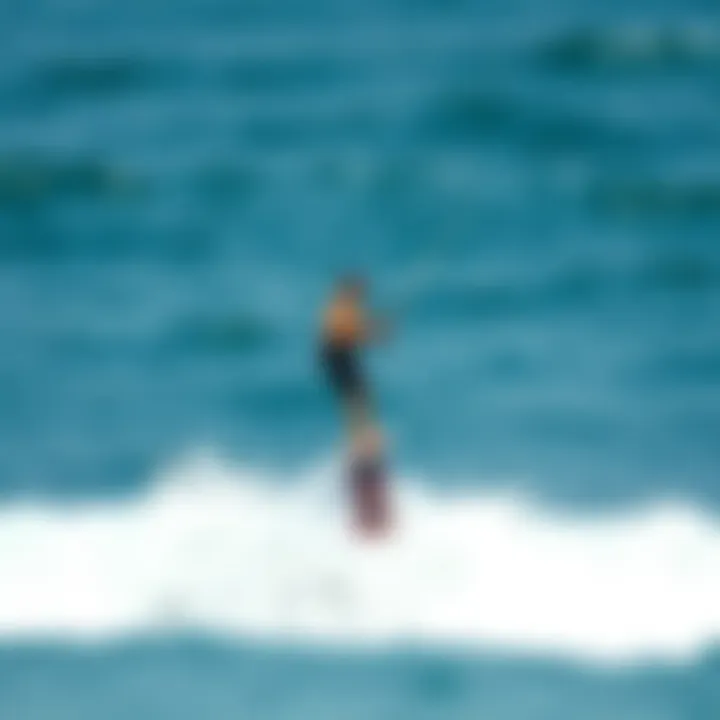 Understanding Hydrofoil Mechanics A detailed diagram explaining the mechanics of hydrofoil boarding