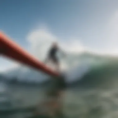 Kiteboarder demonstrating the effectiveness of surf straps in action on the water