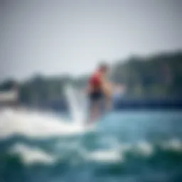 Dynamic Fliteboard on water showcasing performance