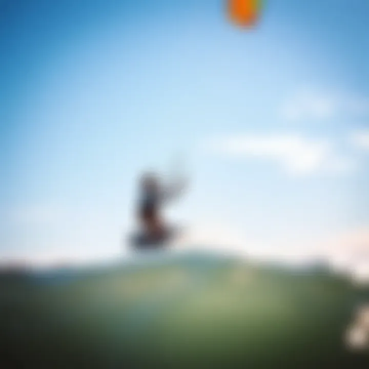 Kiteboarder using a Naish foil kite in diverse conditions