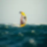 Naish foil kite in action over water