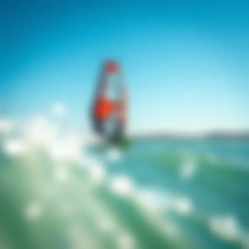 Naish Foil Kite in Action Naish foil kite soaring above the water