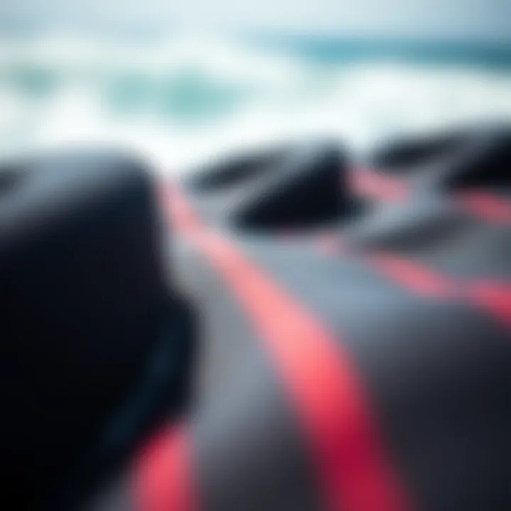 Material Properties of Neoprene Close-up of neoprene blocks highlighting material properties