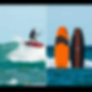 Comparison with Traditional Kiteboarding Boards Side-by-side comparison of Waydoo board and traditional kiteboarding boards